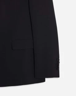 Lanvin SINGLE-BREASTED FLAP POCKETS JACKET WITH SATIN LAPELS -Lanvin Fashion rm ja0205 5576 p2310 c