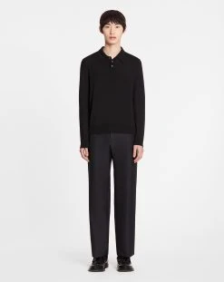 Lanvin MERINO WOOL POLO SHIRT -Lanvin Fashion rm pl0004 k200 a2310 b 2ae8e798 0c5b 4bf2 9b67 42f3f1fa1f6f