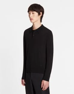 Lanvin MERINO WOOL POLO SHIRT -Lanvin Fashion rm pl0004 k200 a2310 c 95d7bd38 7ff0 4ae3 b027 363e108f6507