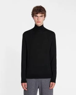 Lanvin ROLL NECK JUMPER IN WOOL AND SILK -Lanvin Fashion rm po0003 k201 p2310c