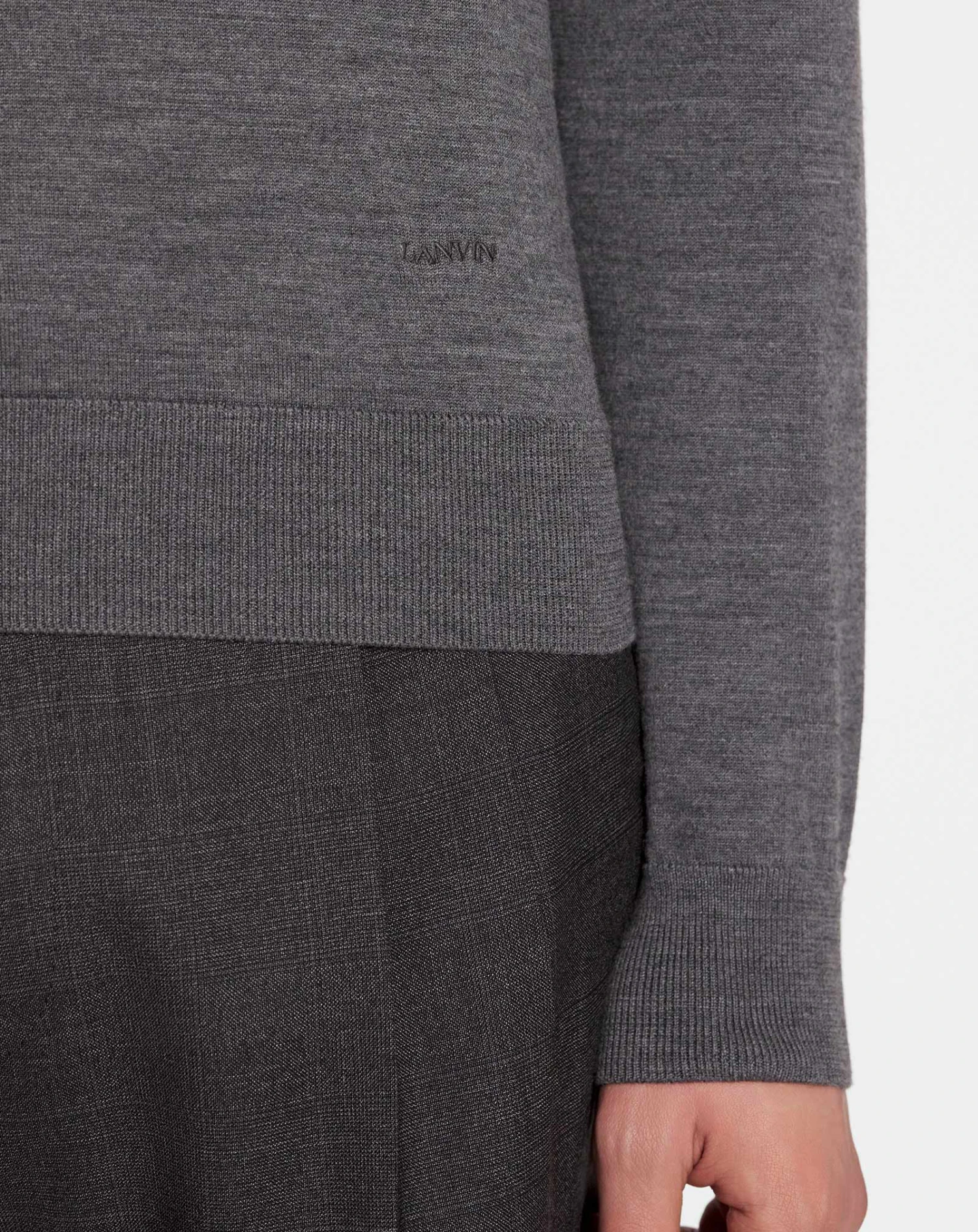 Lanvin MERINO WOOL CREWNECK SWEATER 7 Lanvin MERINO WOOL CREWNECK SWEATER - Image 5