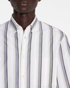 Lanvin OVERSIZED SHORT SLEEVE SHIRT -Lanvin Fashion rm si0006 5594 p23s1e 0b3b48fc f5f7 48b8 9575 f5047ebf378b
