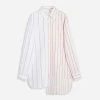 Lanvin DUAL-PRINT STRIPED SHIRT -Lanvin Fashion rm si0011 5555 h220020 a 8759423c be23 46f7 aac2 c80ed062e992