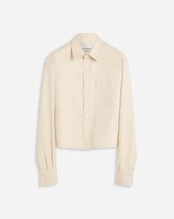 Lanvin CROPPED LONG-SLEEVED SHIRT