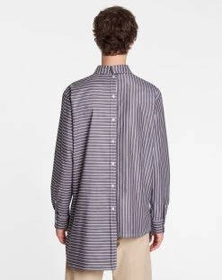 Lanvin LONG SLEEVE ASYMMETRIC SHIRT -Lanvin Fashion rm si0013 5593 p23s1d