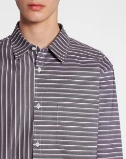 Lanvin LONG SLEEVE ASYMMETRIC SHIRT -Lanvin Fashion rm si0013 5593 p23s1e