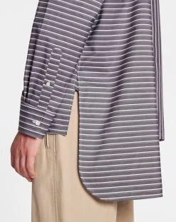 Lanvin LONG SLEEVE ASYMMETRIC SHIRT -Lanvin Fashion rm si0013 5593 p23s1f