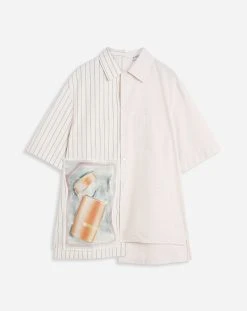 Lanvin ASYMMETRIC SCRATCH & SNIFF SHIRT
