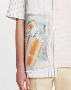 Lanvin ASYMMETRIC SCRATCH & SNIFF SHIRT -Lanvin Fashion rm si0014 5691 e23002 e 41c71095 cf87 414d 90f7 bcf6f7249ce6