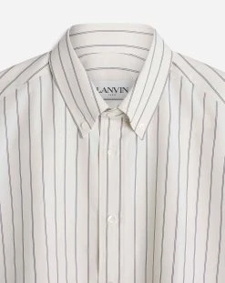 Lanvin CROPPED SHORT-SLEEVED SHIRT -Lanvin Fashion rm si0015 5691 e23002 c