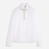 Lanvin BOXY SHIRT WITH DOUBLE COLLAR DETAIL