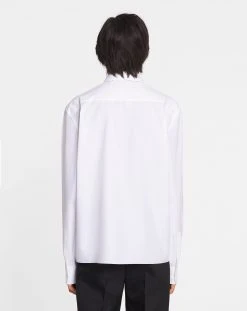 Lanvin BOXY SHIRT WITH DOUBLE COLLAR DETAIL -Lanvin Fashion rm si0107 5600 e2301 d