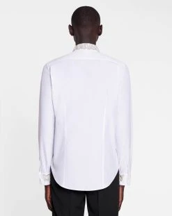 Lanvin EMBROIDERED SLIM FIT SHIRT -Lanvin Fashion rm si9001 5600 p2301d