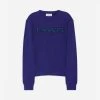 Lanvin CURB EMBROIDERED SWEATSHIRT -Lanvin Fashion rm ss0001 j209 h22214 a 1 197e1867 491f 429b 98a7 a83514142007