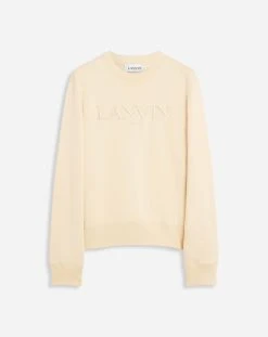 LANVIN PARIS EMBROIDERED SWEATSHIRT