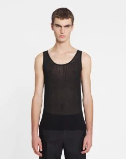 Lanvin SHEER KNIT TANK -Lanvin Fashion rm to0049 k403 e2310 c