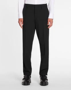 Lanvin CIGARETTE TROUSERS WITH SIDE BANDS -Lanvin Fashion rm tr0001 5576 p2310c