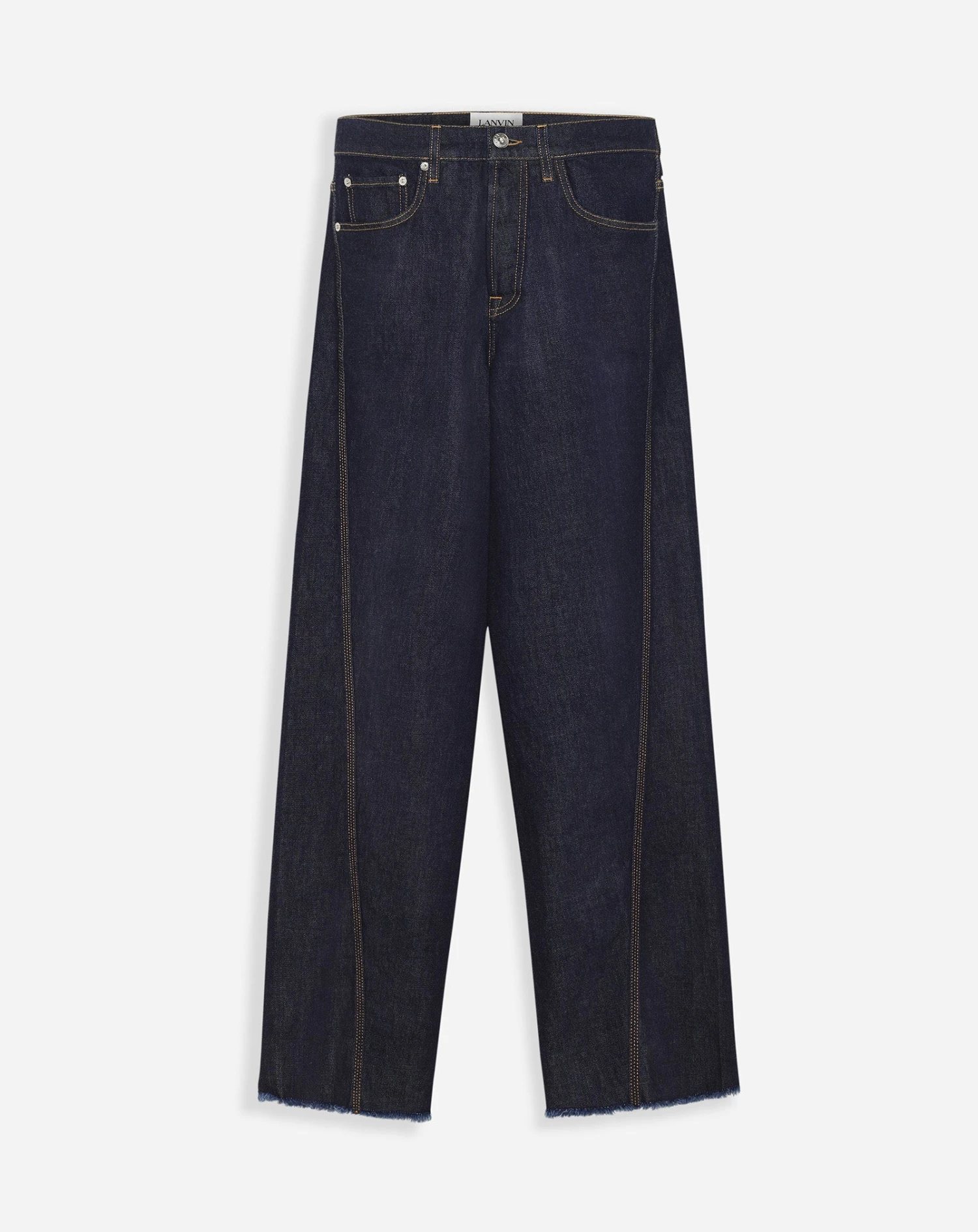 Lanvin TWISTED BAGGY DENIM PANTS 3 Lanvin TWISTED BAGGY DENIM PANTS