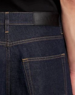 Lanvin TWISTED BAGGY DENIM PANTS 11 Lanvin TWISTED BAGGY DENIM PANTS -Lanvin Fashion rm tr0152 d006 a2329 e d683dc7f 7ef1 44e6 828c 92c3dda70e7b