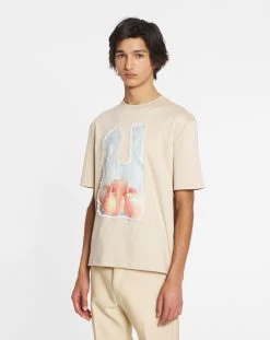 Lanvin CLASSIC SCRATCH & SNIFF T-SHIRT -Lanvin Fashion rm ts0005 j008 e23081 c 23402b55 f53b 4c37 97ae 6e77b8c27054