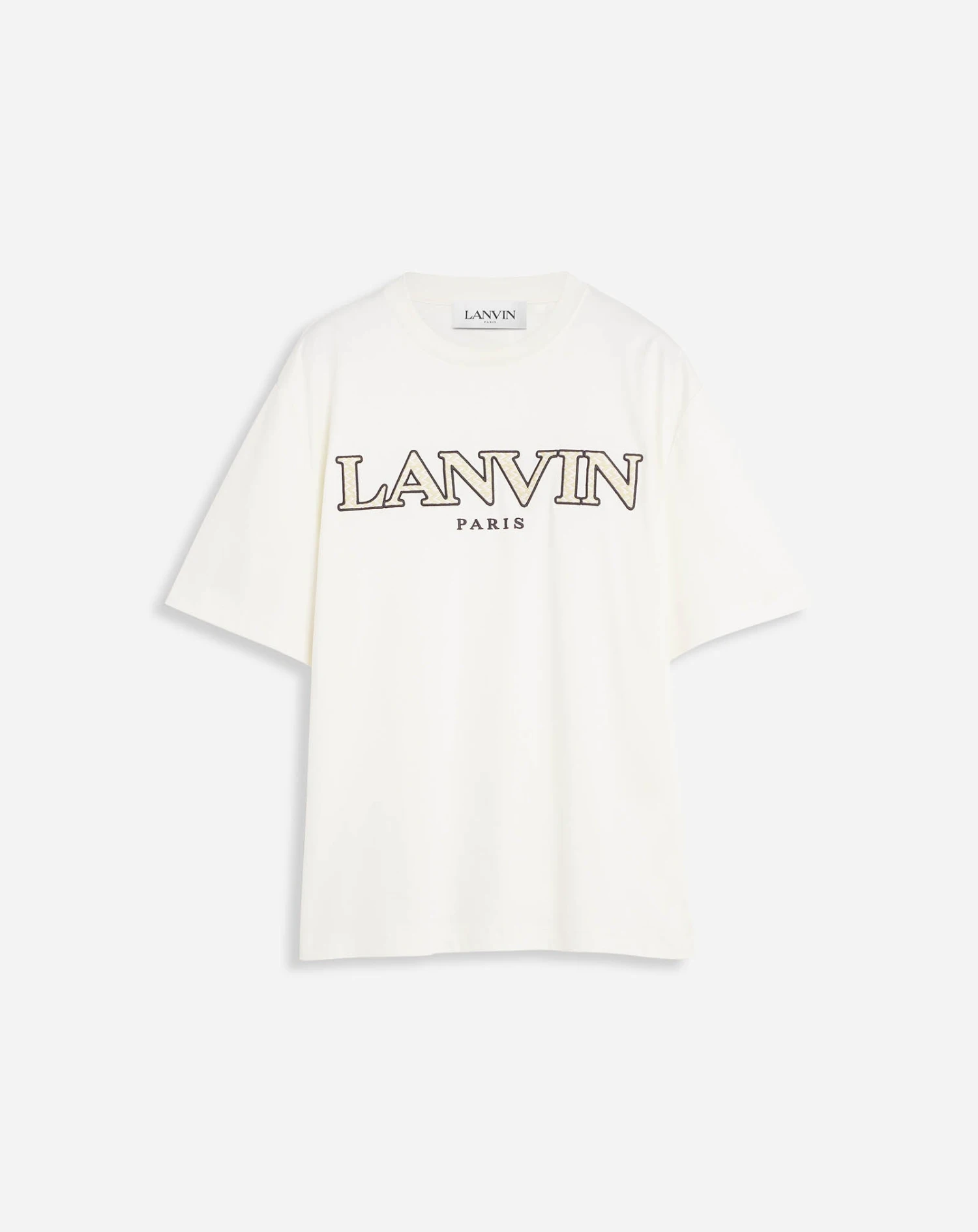 Lanvin CLASSIC CURB EMBROIDERED T-SHIRT 3 Lanvin CLASSIC CURB EMBROIDERED T-SHIRT