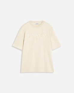 CLASSIC LANVIN PARIS EMBROIDERED T-SHIRT