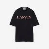 Lanvin CLASSIC CURB EMBROIDERED T-SHIRT