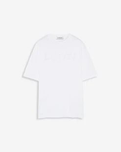 CLASSIC LANVIN PARIS EMBROIDERED T-SHIRT