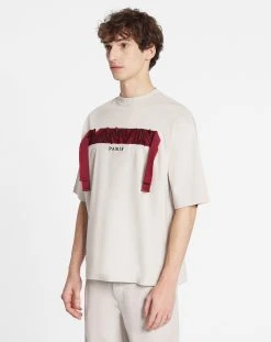 Lanvin OVERSIZED EMBROIDERED CURB LACE T-SHIRT -Lanvin Fashion rm ts0026 j198 a2304 c