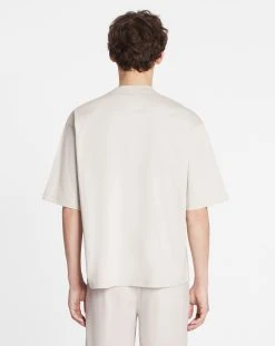 Lanvin OVERSIZED EMBROIDERED CURB LACE T-SHIRT -Lanvin Fashion rm ts0026 j198 a2304 d