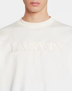 OVERSIZED LANVIN PARIS EMBROIDERED T-SHIRT -Lanvin Fashion rm ts0026 j208 e23012 e 1aaae75c da25 438e 9801 ce55ac75f0bd