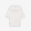 OVERSIZED T-SHIRT WITH RAFFIA LANVIN PARIS EMBROIDERY