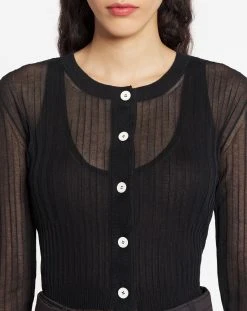 Lanvin COTTON AND SILK CARDIGAN -Lanvin Fashion rw ca0010 k403 e2310 e