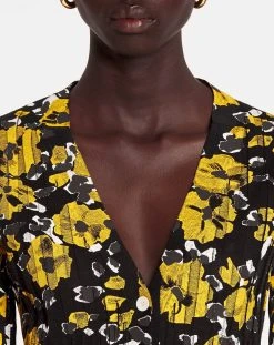 Lanvin PRINTED SILK AND COTTON V-NECK CARDIGAN -Lanvin Fashion rw ca0018 k404 a2310s1 e