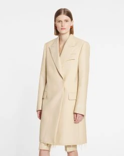 Lanvin TAILORED STRAIGHT-FIT COAT -Lanvin Fashion rw co0009 5678 e23081 c 862a4595 11b4 461d 9fe0 e1de1f0e50c5