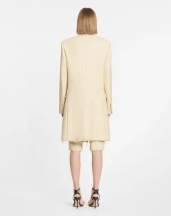 Lanvin TAILORED STRAIGHT-FIT COAT -Lanvin Fashion rw co0009 5678 e23081 d 11d80ddc 05d5 4427 a2a8 eb2d8e8e04fc