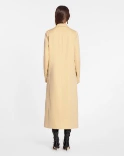 Lanvin SINGLE-BREASTED TAILORED LONG COAT IN WOOL -Lanvin Fashion rw co0204 4885 p23004d 0af92a4e 4a21 4350 a5a2 ce31827fabb9