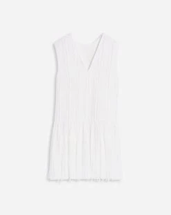 Lanvin SLEEVELESS ROUND NECK DRESS WITH RUFFLES -Lanvin Fashion rw dr0001 5618 p2300 b