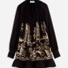 Lanvin LONG-SLEEVE DRESS IN SILK JACQUARD -Lanvin Fashion rw dr0110 5416 a2210m1a