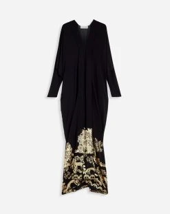 Lanvin CAFTAN DRESS IN SILK JACQUARD