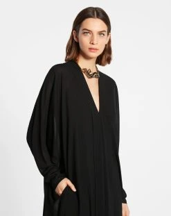 Lanvin CAFTAN DRESS IN SILK JACQUARD -Lanvin Fashion rw dr0121 5416 a2210m1c