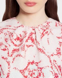 Lanvin GATHERED NECK MINI DRESS IN SEQUINS -Lanvin Fashion rw dr0125 5625 p2337e