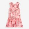Lanvin SLEEVELESS ROUND NECK DRESS WITH RUFFLES IN PRINTED SILK TWILL -Lanvin Fashion rw dr0201 5615 p2337 a 7e18a8b2 ab64 4d3c b885 37a62f78a848