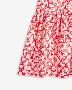 Lanvin SLEEVELESS ROUND NECK DRESS WITH RUFFLES IN PRINTED SILK TWILL -Lanvin Fashion rw dr0201 5615 p2337 d 25632c18 82ae 4dc2 9feb 78b8ffc7725d