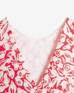 Lanvin SLEEVELESS ROUND NECK DRESS WITH RUFFLES IN PRINTED SILK TWILL -Lanvin Fashion rw dr0201 5615 p2337 e 7917eab1 e853 4ad3 aedd d755249b4354