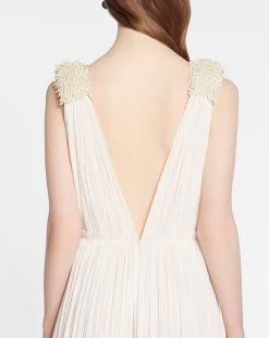 Lanvin FLOOR LENGTH EVENING GOWN IN CHARMEUSE -Lanvin Fashion rw dr9035 4778 p23001f