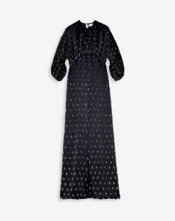 Lanvin LONG EMBROIDERED DRESS