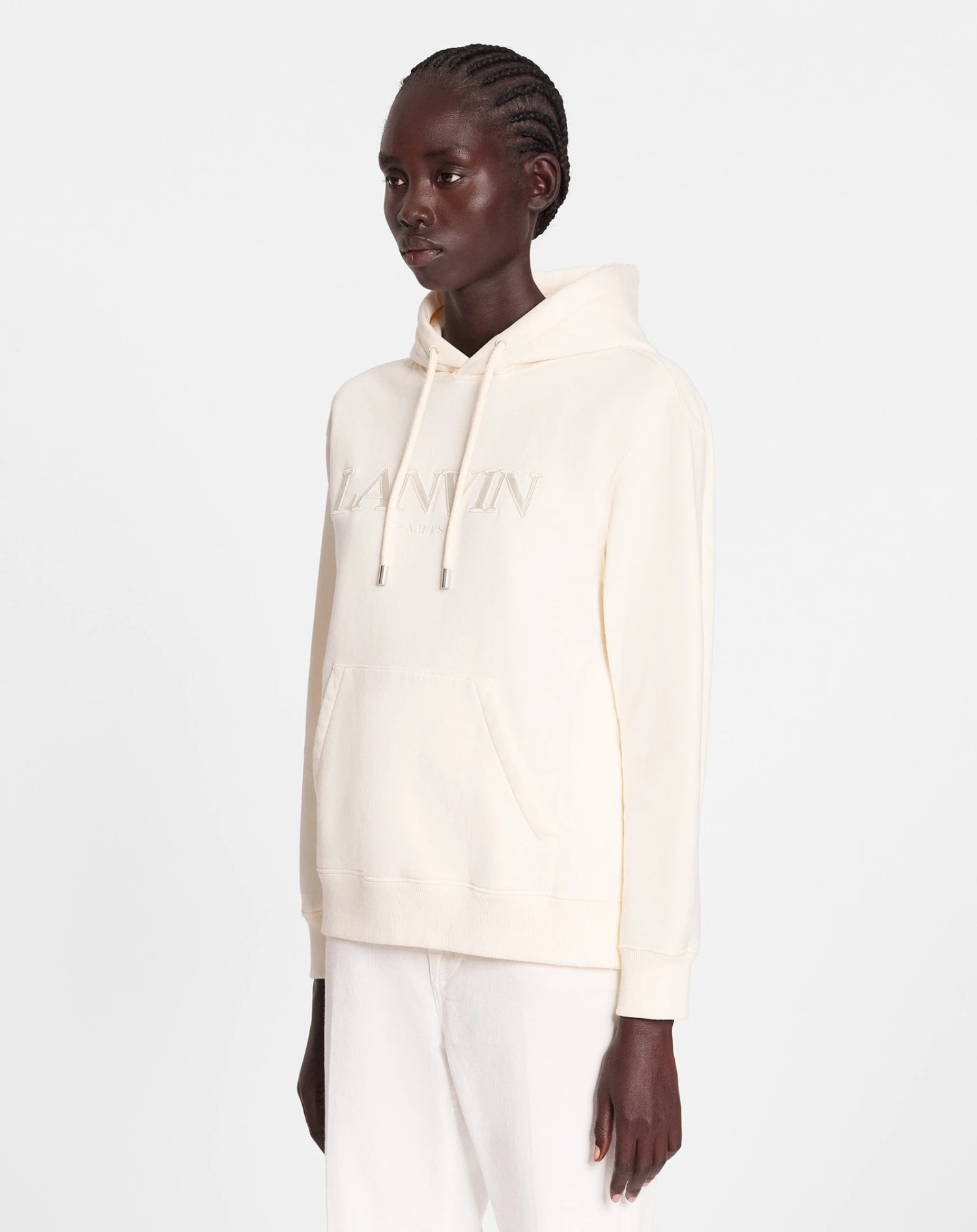 CLASSIC EMBROIDERED LANVIN PARIS HOODIE 5 CLASSIC EMBROIDERED LANVIN PARIS HOODIE - Image 3