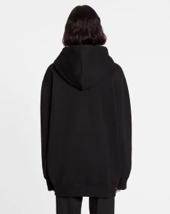 Lanvin OVERSIZED EMBROIDERED CURB HOODIE -Lanvin Fashion rw ho0019 j209 a2310 d 106c0556 b972 4e17 9bcb 356cc11fa58b