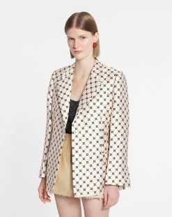 Lanvin DOUBLE-BREASTED FITTED JACKET -Lanvin Fashion rw ja0015 5683 e23002 c